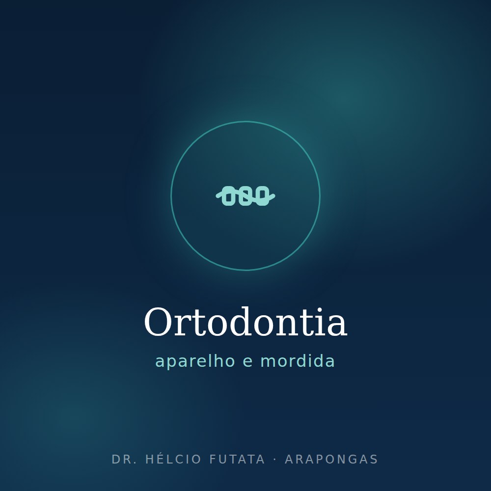 Aparelho, dentes tortos ou com espaço e ajuste da mordida