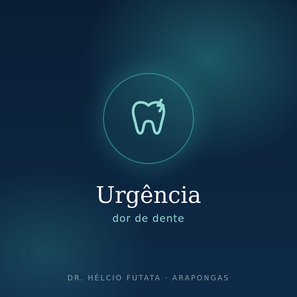 Urgência — dor de dente